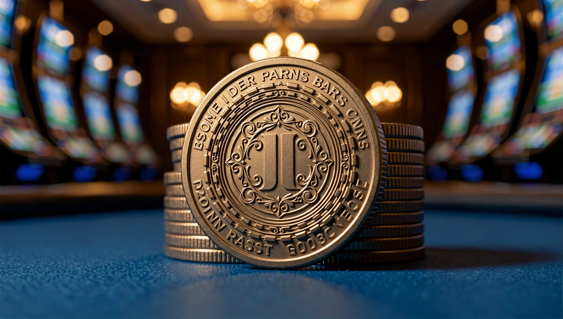 Detalle de fichas de casino profesional